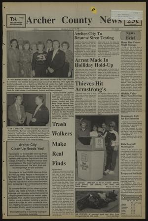 Archer County News (Archer City, Tex.), No. 4, Ed. 1 Thursday, January 28, 1988