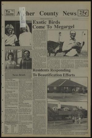 Primary view of object titled 'Archer County News (Archer City, Tex.), No. 37, Ed. 1 Thursday, September 10, 1987'.
