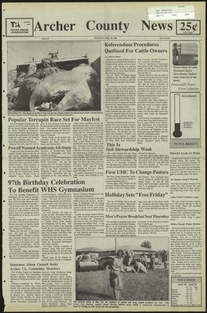 Archer County News (Archer City, Tex.), No. 17, Ed. 1 Thursday, April 28, 1988