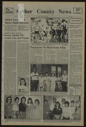 Primary view of object titled 'Archer County News (Archer City, Tex.), No. 36, Ed. 1 Thursday, September 3, 1987'.