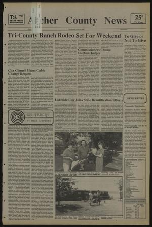 Primary view of object titled 'Archer County News (Archer City, Tex.), No. 29, Ed. 1 Thursday, July 16, 1987'.