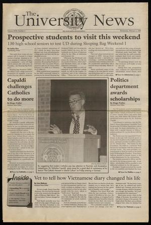 Primary view of object titled 'The University News (Irving, Tex.), Vol. 27, No. 2, Ed. 1 Wednesday, February 4, 1998'.