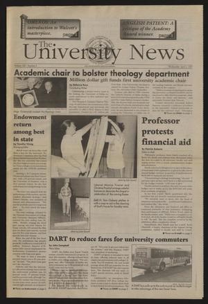 The University News (Irving, Tex.), Vol. 25, No. 8, Ed. 1 Wednesday, April 2, 1997