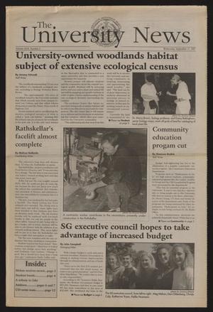 Primary view of object titled 'The University News (Irving, Tex.), Vol. 26, No. 2, Ed. 1 Wednesday, September 17, 1997'.
