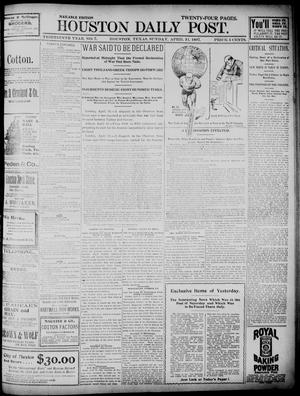 The Houston Daily Post (Houston, Tex.), Vol. Thirteenth Year, No. 7, Ed. 1, Sunday, April 11, 1897