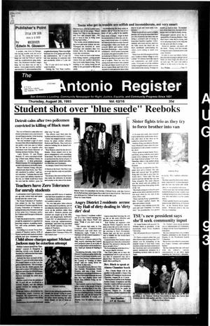 The San Antonio Register (San Antonio, Tex.), Vol. 62, No. 16, Ed. 1 Thursday, August 26, 1993