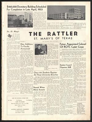 The Rattler (San Antonio, Tex.), Vol. 34, No. 1, Ed. 1 Friday, September 26, 1952