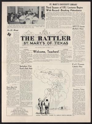 Primary view of object titled 'The Rattler (San Antonio, Tex.), Vol. 38, No. 2, Ed. 1 Friday, October 21, 1955'.