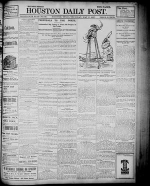 Primary view of object titled 'The Houston Daily Post (Houston, Tex.), Vol. Thirteenth Year, No. 39, Ed. 1, Thursday, May 13, 1897'.