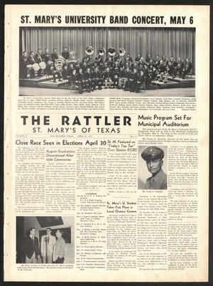 Primary view of object titled 'The Rattler (San Antonio, Tex.), Vol. 35, No. 11, Ed. 1 Friday, April 30, 1954'.