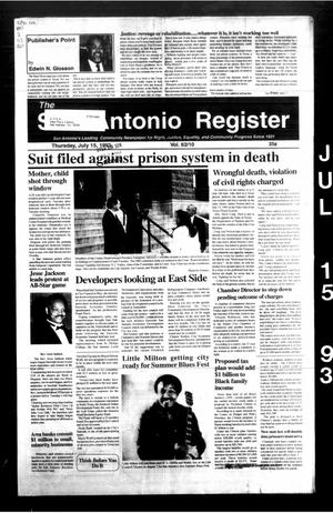 The San Antonio Register (San Antonio, Tex.), Vol. 62, No. 10, Ed. 1 Thursday, July 15, 1993
