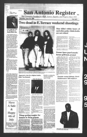 San Antonio Register (San Antonio, Tex.), Vol. 64, No. 5, Ed. 1 Thursday, June 29, 1995