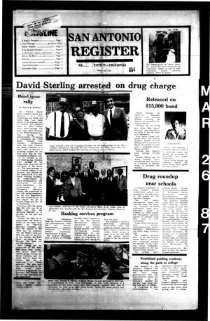 San Antonio Register (San Antonio, Tex.), Vol. 55, No. 50, Ed. 1 Thursday, March 26, 1987