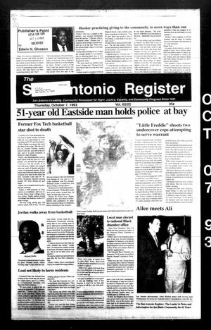 The San Antonio Register (San Antonio, Tex.), Vol. 62, No. 22, Ed. 1 Thursday, October 7, 1993