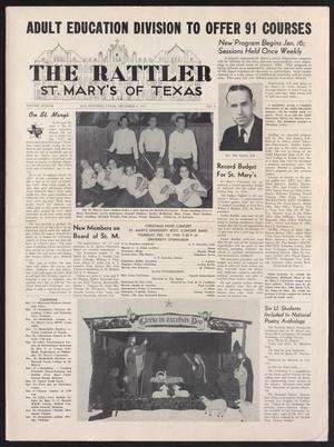 Primary view of object titled 'The Rattler (San Antonio, Tex.), Vol. 38, No. 4, Ed. 1 Friday, December 9, 1955'.