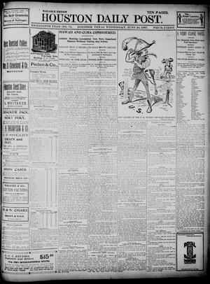The Houston Daily Post (Houston, Tex.), Vol. Thirteenth Year, No. 73, Ed. 1, Wednesday, June 16, 1897