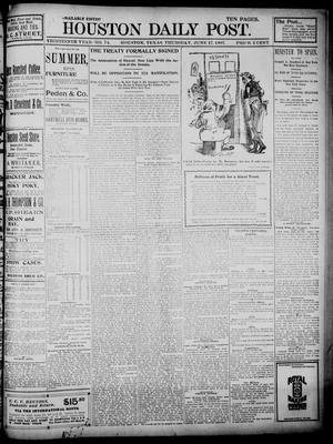 The Houston Daily Post (Houston, Tex.), Vol. Thirteenth Year, No. 74, Ed. 1, Thursday, June 17, 1897