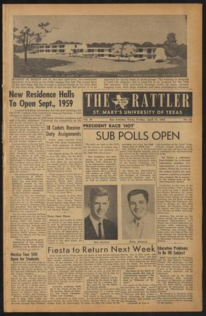 The Rattler (San Antonio, Tex.), Vol. 40, No. 13, Ed. 1 Friday, April 18, 1958