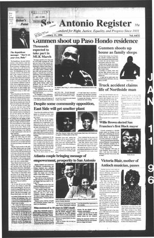 San Antonio Register (San Antonio, Tex.), Vol. 64, No. 32, Ed. 1 Thursday, January 11, 1996
