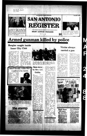 San Antonio Register (San Antonio, Tex.), Vol. 56, No. 48, Ed. 1 Thursday, March 24, 1988