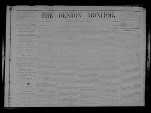 Primary view of object titled 'The Denton Monitor. (Denton, Tex.), Vol. 1, No. 22, Ed. 1 Saturday, October 24, 1868'.