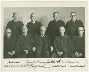 Primary view of object titled '[Texas Supreme Court Justices]'.