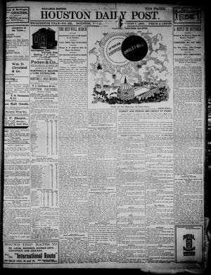 The Houston Daily Post (Houston, Tex.), Vol. THIRTEENTH YEAR, No. 125, Ed. 1, Saturday, August 7, 1897