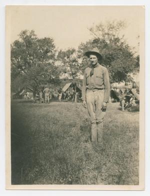 [George Bickler Standing in a Field]