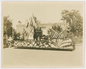 Primary view of object titled '[Armistice Day Parade Float]'.
