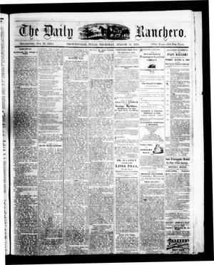 The Daily Ranchero. (Brownsville, Tex.), Vol. 10, Ed. 1 Thursday, August 11, 1870