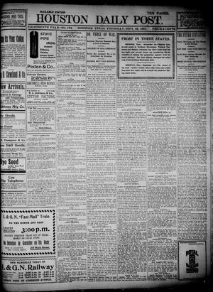 The Houston Daily Post (Houston, Tex.), Vol. THIRTEENTH YEAR, No. 172, Ed. 1, Thursday, September 23, 1897