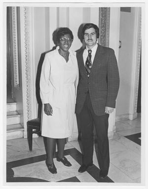 [Portrait of Barbara Jordan and a Fellow Congressman]