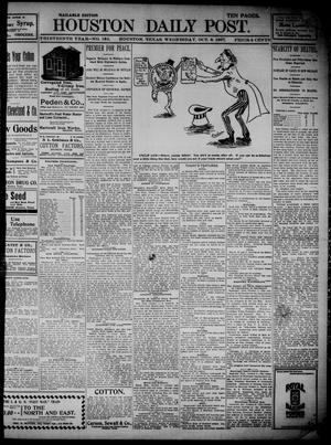 The Houston Daily Post (Houston, Tex.), Vol. THIRTEENTH YEAR, No. 185, Ed. 1, Wednesday, October 6, 1897
