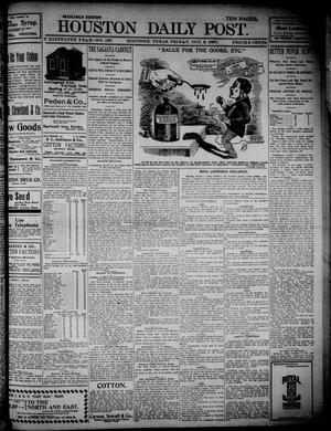 Primary view of object titled 'The Houston Daily Post (Houston, Tex.), Vol. THIRTEENTH YEAR, No. 187, Ed. 1, Friday, October 8, 1897'.