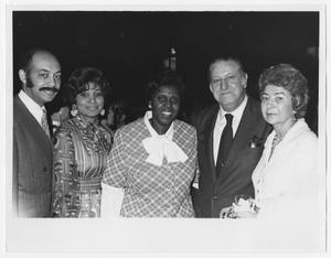 [Barbara Jordan with Four Unidentified Persons]