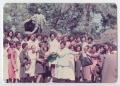 Thumbnail image of item number 1 in: '[Barbara Jordan Being Handed a Bouquet of Flowers at the Tuskegee Institute]'.