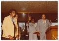 Primary view of [Barbara Jordan and Three Unidentified Persons]