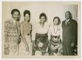 Photograph: [Portrait of Barbara Jordan and Four Persons]