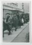 Primary view of [Barbara Jordan and Other Graduates Walk at Graduation]