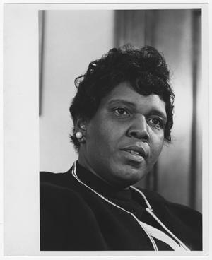 Primary view of object titled '[Two Portraits of Barbara Jordan]'.