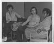 Photograph: [Barbara Jordan Sitting With a Man and a Woman at Eckerd College]
