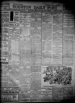 The Houston Daily Post (Houston, Tex.), Vol. THIRTEENTH YEAR, No. 210, Ed. 1, Sunday, October 31, 1897