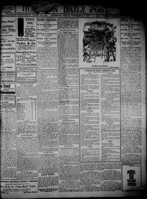 The Houston Daily Post (Houston, Tex.), Vol. THIRTEENTH YEAR, No. 234, Ed. 1, Wednesday, November 24, 1897