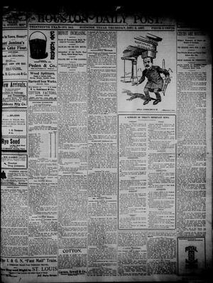 The Houston Daily Post (Houston, Tex.), Vol. THIRTEENTH YEAR, No. 242, Ed. 1, Thursday, December 2, 1897