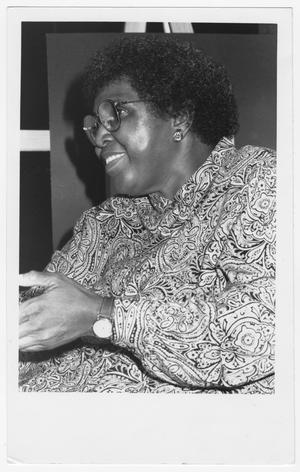 Primary view of object titled '[Portrait of Barbara Jordan]'.