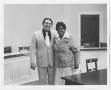 Thumbnail image of item number 1 in: '[Portrait of Barbara Jordan and Mr. Gerald R. Brown]'.