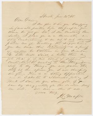 [Letter from J. C. Mistsin to David C. Dickson - July 18, 1855]