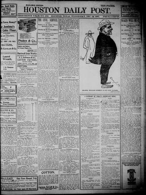The Houston Daily Post (Houston, Tex.), Vol. THIRTEENTH YEAR, No. 262, Ed. 1, Wednesday, December 22, 1897