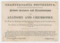 Thumbnail image of item number 1 in: '[Admittance Ticket for David C. Dickson to Private Lectures and Examinations]'.