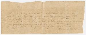 [Letter from David C. Dickson - February 6, 1843]